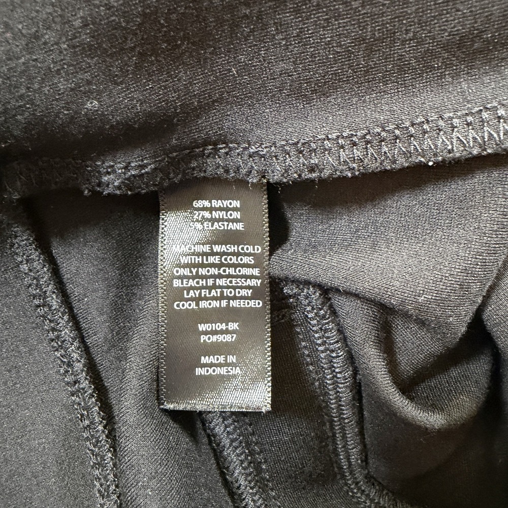 Betabrand Classic Dress Pant Yoga Pant Womens XL Petite Black Bootcut - Picture 8 of 9